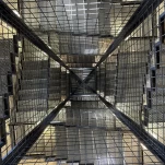 Les escaliers de la Tour Blanche du Castelgrande à Bellinzone (CH)